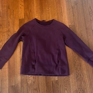 Purple lululemon crew neck